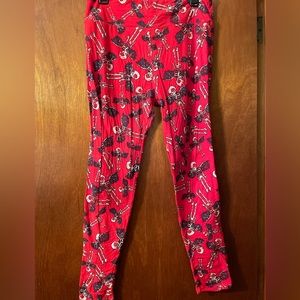 Lularoe skeleton angels leggings tall & curvy